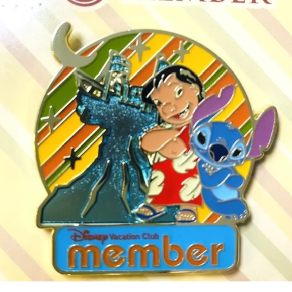 NWT Disney Vacation Club Member DVC Lilo & Stitch and Figment Pins Set of 2 … - Picture 4 of 5